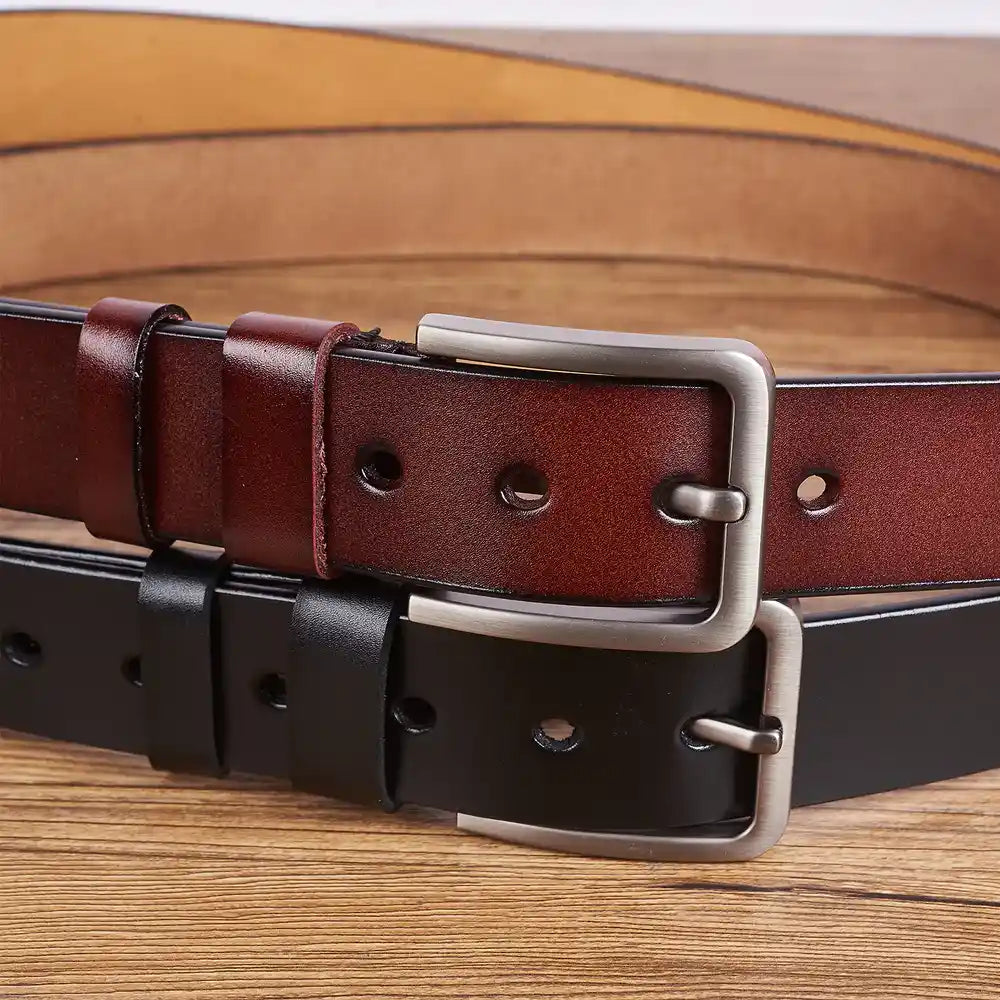 Moment You Became My Daddy - Personalized Engraved Leather Belt - Image 3
